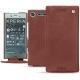 Capa em pele Sony Xperia XZ1 - Passion vintage ( Glutton - Red ) 