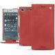 Sony Xperia XZ1 leather case - Cerise vintage ( Pantone 185C ) 