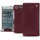 가죽 커버 Sony Xperia XZ1 - Lie de vin ( Pantone 5115C ) 