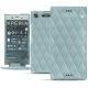 Custodia in pelle Sony Xperia XZ1 - Bleu ciel - Couture ( Nappa - Pantone 277C ) 