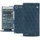 Housse cuir Sony Xperia XZ1 - Indigo - Couture ( Pantone 303U ) 
