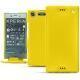 Funda de piel Sony Xperia XZ1 - Jaune fluo