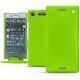 Lederschutzhülle Sony Xperia XZ1 - Vert fluo