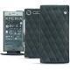 Sony Xperia XZ1 leather case - Blu marino - Couture