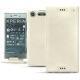 Housse cuir Sony Xperia XZ1 - Blanc escumo