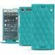 Custodia in pelle Sony Xperia XZ1 - Bleu fluo - Couture