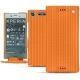 Housse cuir Sony Xperia XZ1 - Abaca arancio