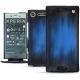 Housse cuir Sony Xperia XZ1 - Bleu Patine