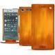 Sony Xperia XZ1 leather case - Orange Patine