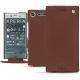 Custodia in pelle Sony Xperia XZ1 - Marron délicat