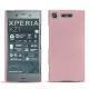 Sony Xperia XZ1 leather cover - Noir ( Nappa - Black ) 