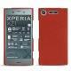 Sony Xperia XZ1 leather cover - Noir ( Nappa - Black ) 
