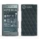 Custodia in pelle Sony Xperia XZ1 - Noir ( Nappa - Black ) 