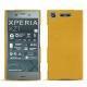 Coque cuir Sony Xperia XZ1 - Jaune soulèu