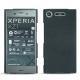 Sony Xperia XZ1 leather cover - Noir ( Nappa - Black ) 