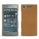 Coque cuir Sony Xperia XZ1 - Castan esparciate