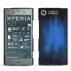 Coque cuir Sony Xperia XZ1 - Bleu Patine