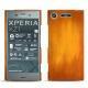 Coque cuir Sony Xperia XZ1 - Orange Patine
