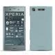 Coque cuir Sony Xperia XZ1 - Bleu ciel PU
