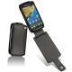 Housse cuir Sony Ericsson Xperia Play  - Noir ( Nappa - Black ) 