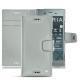 Housse cuir Sony Xperia XZ1 - Gris ( Nappa - Pantone W428C ) 
