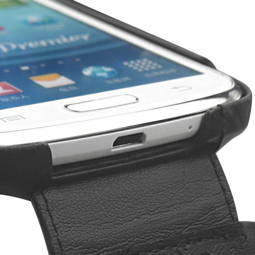                                                        Housse cuir Samsung GT-i9260 Galaxy Premier 
                                                      