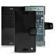 Sony Xperia XZ1 leather case - Onyx ( Black ) 