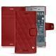 Custodia in pelle Sony Xperia XZ1 - Tomate - Couture ( Pantone 187C ) 