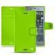 Lederschutzhülle Sony Xperia XZ1 - Vert fluo