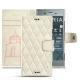 レザーケース Sony Xperia XZ1 - Blanc escumo - Couture