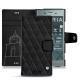 レザーケース Sony Xperia XZ1 - Negre poudro - Couture