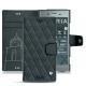 Custodia in pelle Sony Xperia XZ1 - Blu marino - Couture