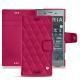 レザーケース Sony Xperia XZ1 - Rose fluo - Couture