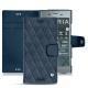 Housse cuir Sony Xperia XZ1 - Jean vintage - Couture