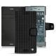 Custodia in pelle Sony Xperia XZ1 - Abaca nero