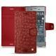 Funda de piel Sony Xperia XZ1 - Autruche ciliegia