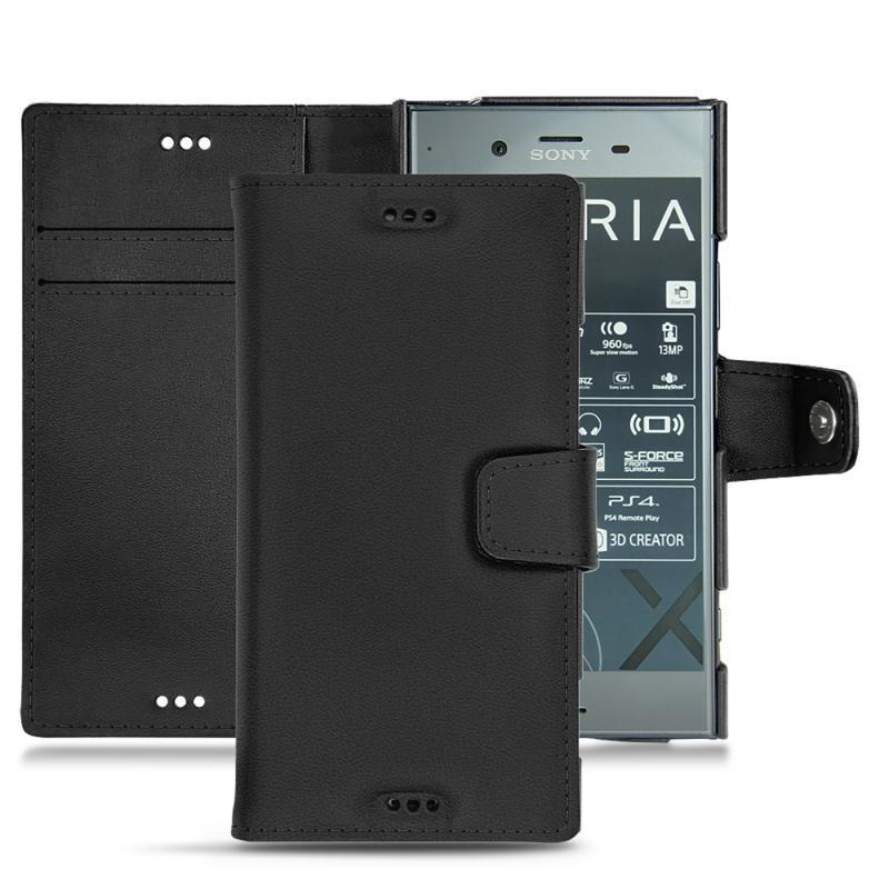 Housse cuir Sony Xperia XZ1 - Noir PU