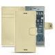Custodia in pelle Sony Xperia XZ1 - Beige PU