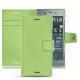 レザーケース Sony Xperia XZ1 - Vert olive PU