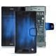 Housse cuir Sony Xperia XZ1 - Bleu Patine