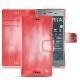 Sony Xperia XZ1 leather case - Rose Patine