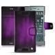 Funda de piel Sony Xperia XZ1 - Violet Patine