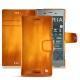 Capa em pele Sony Xperia XZ1 - Orange Patine