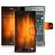 Housse cuir Sony Xperia XZ1 - Fauve Patine