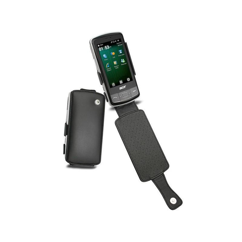 Custodia in pelle Acer beTouch E200  - Noir ( Nappa - Black ) 