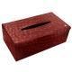 Rectangular tissue box holder - Griffe 1 - Autruche ciliegia