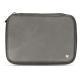 Portable hard drive leather case - Acier vintage ( Pantone 403C ) 