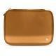 Housse cuir pour disque dur externe - Or Maïa ( Pantone 871C ) 