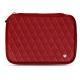 Funda de piel para disco duro externo - Rouge - Couture ( Nappa - Pantone 199C ) 