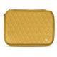 Portable hard drive leather case - Mimosa - Couture ( Pantone 141C ) 